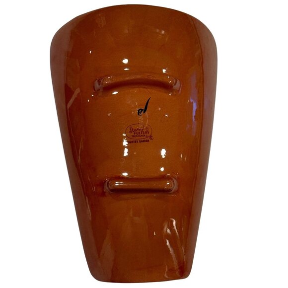 STANGL Country Garden PLATTER Serving Bread Bowl Dish Footed Curved Tapered - Picture 5 of 8